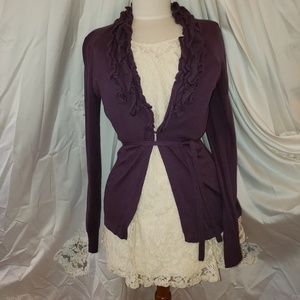 Lace dress & cardigan